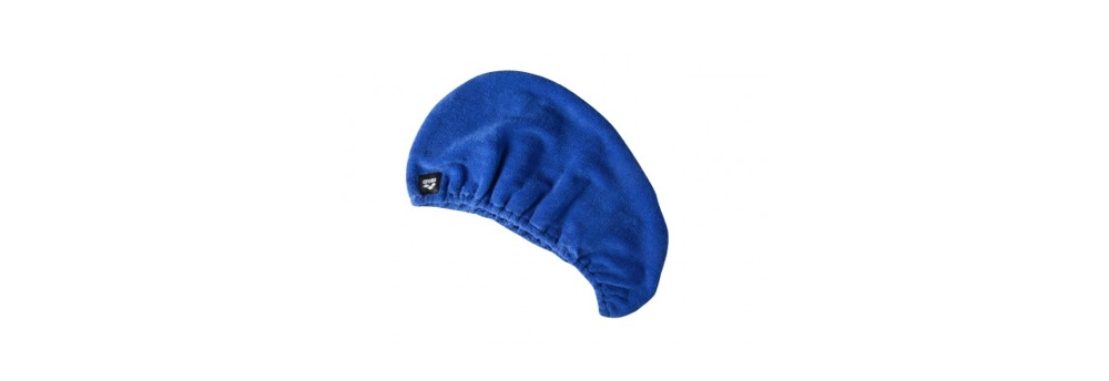 arena hair drying turban blue 