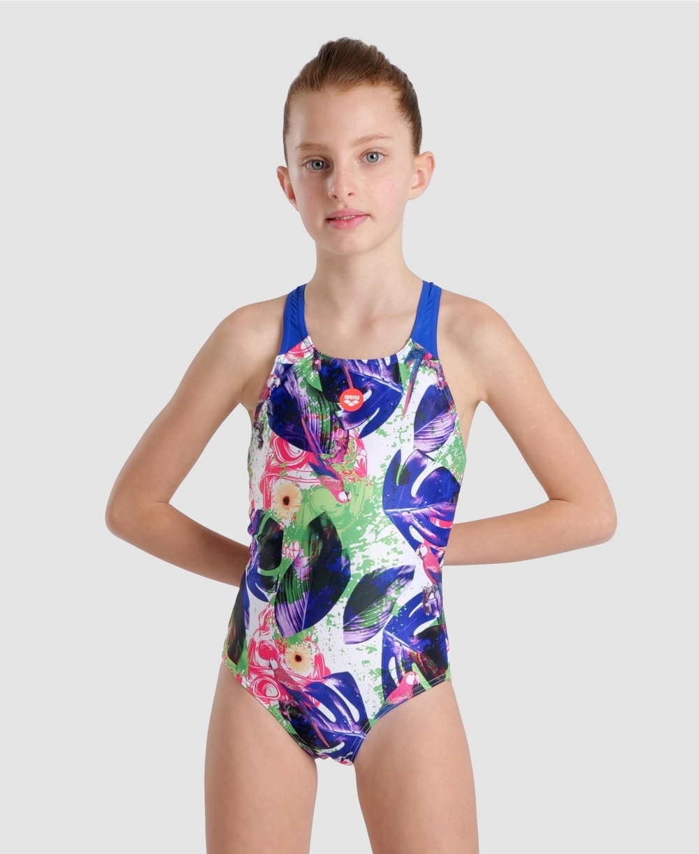 arena crazy arena swimsuit tropical forest print