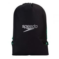 speedo pool bag black/green